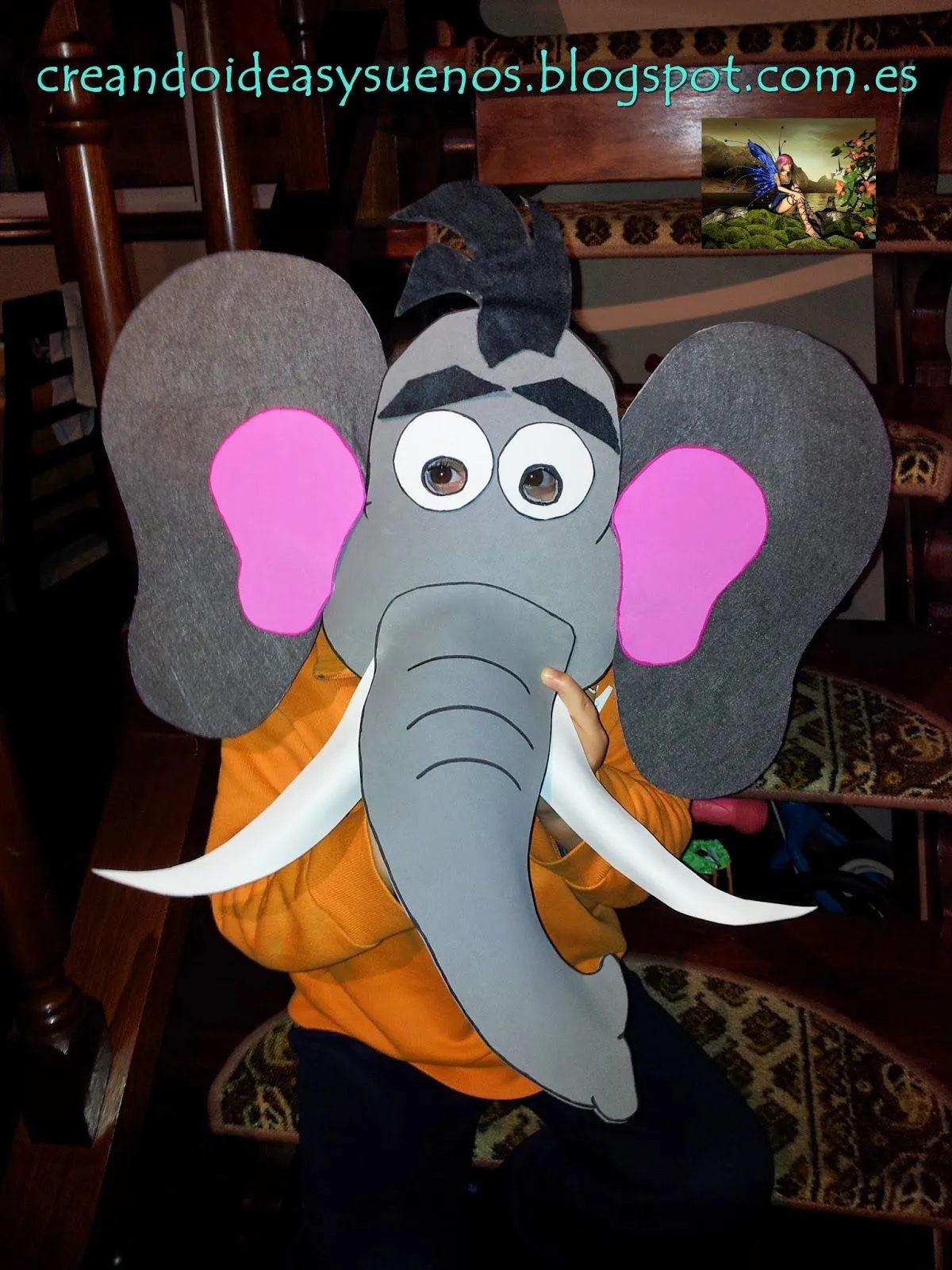 Creando Ideas y Sueños: Careta de Elefante _ Tutorial Creando Ideas y Sueños: Careta de Elefante _ Tutorial