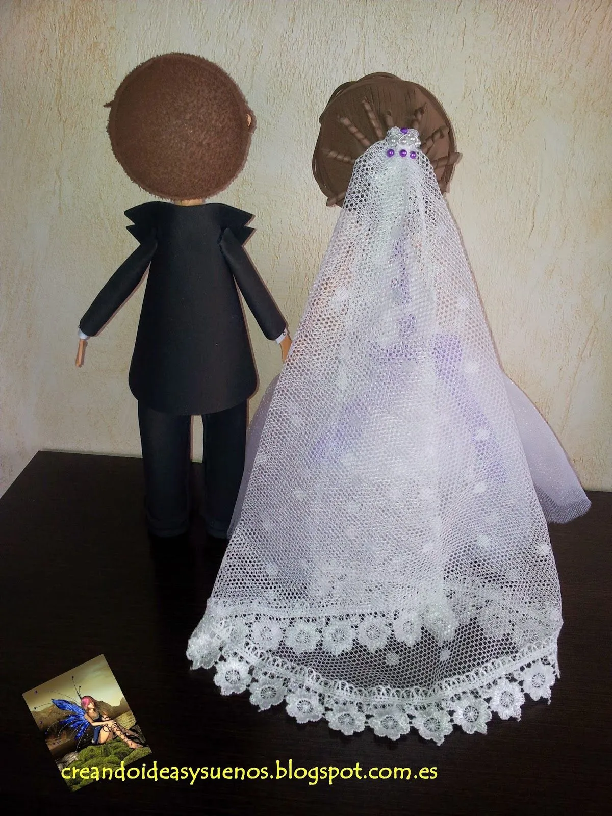 Creando Ideas y Sueños: Pareja de Fofuchas Novios