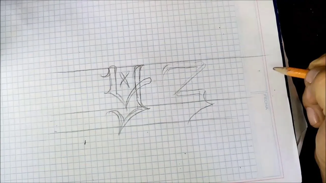 creando letras para abecedario cholo /creando abecedario cholo para vectorizar - YouTube creando letras para abecedario cholo /creando abecedario cholo para vectorizar - YouTube