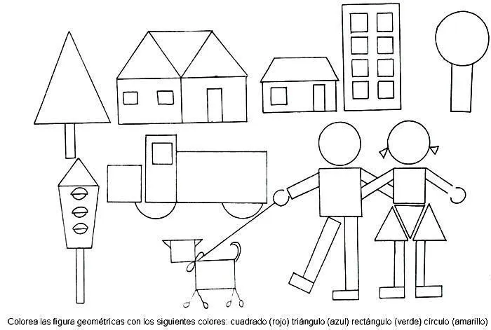 Creando a tu personaje favorito a partir de figuras geometricas on ...