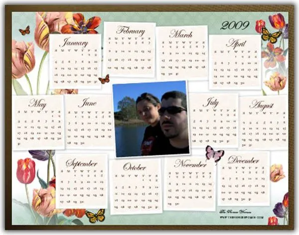 Cómo crear tu propio calendario 2009 con fotos - tuexperto. Cómo crear tu propio calendario 2009 con fotos - tuexperto.