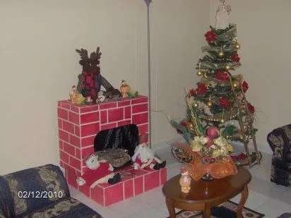 Crear una chimenea falsa para decorar en Navidad Crear una chimenea falsa para decorar en Navidad