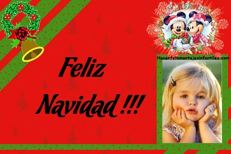 Crear fotomontajes de Navidad para bebes y niños | Fotomontajes ...