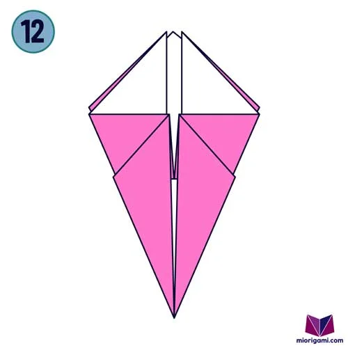 Cómo crear un Lirio Origami fácil - paso a paso
