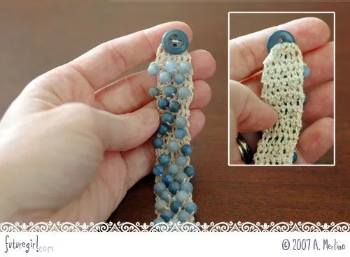 Tiempo de Crear: Pulsera a crochet