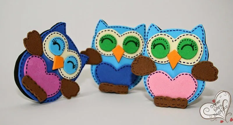 Crear para Regalar : Búhos de goma eva para Decorar tus Lápices. Crear para Regalar : Búhos de goma eva para Decorar tus Lápices.