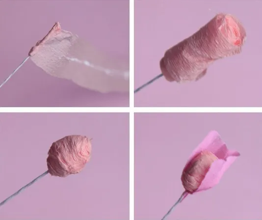 Como Puedo Crear: Rosa en Papel Tutorial