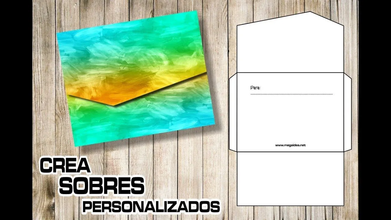 Como Crear Sobres para Invitaciones de Cumpleaños - YouTube Como Crear Sobres para Invitaciones de Cumpleaños - YouTube