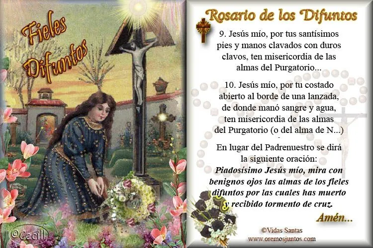 Invitaciones para novenario de difuntos - Imagui