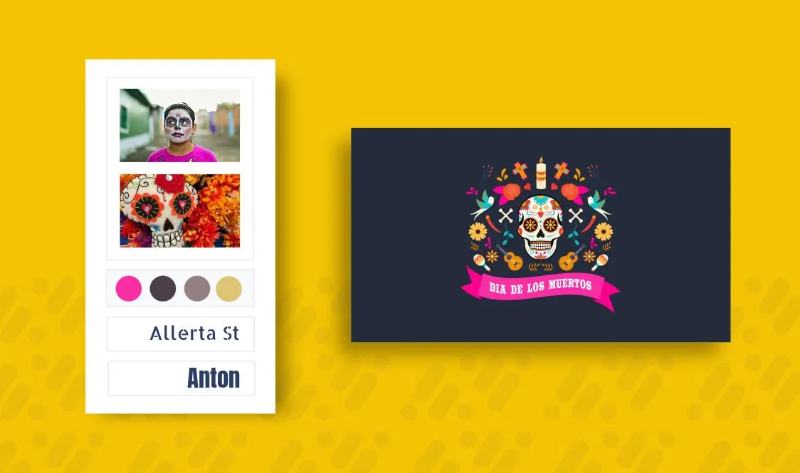 Cómo crear tus tarjetas de Día de Muertos - Desygner ES