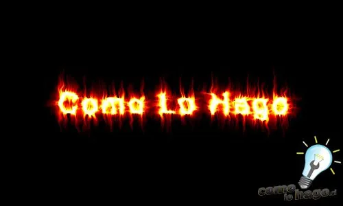 Cómo Lo Hago | Cómo crear un texto con fuego Cómo Lo Hago | Cómo crear un texto con fuego