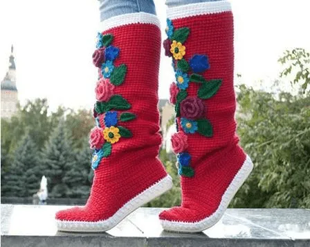Como Puedo Crear: Zapatillas de Ganchillo. Ideas
