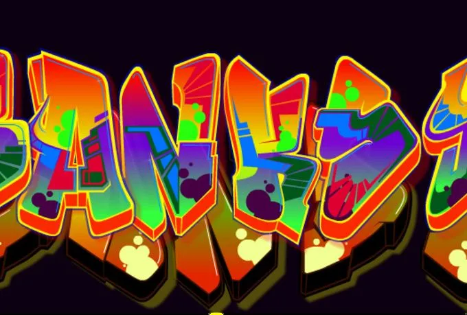 create u 2 graffiti style 3D pieces using your text, name, letters ...