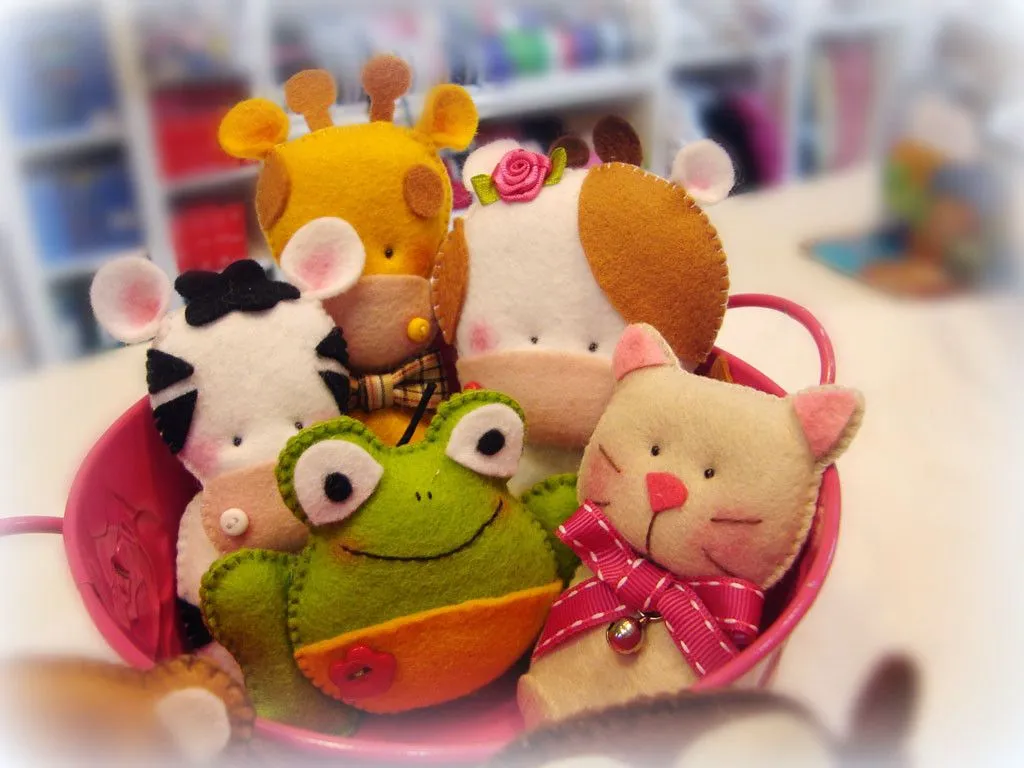 Creativa Lorean: Animales de fieltro