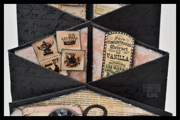 SCRAPBOOKING: TARJETA CASCADA | Manualidades