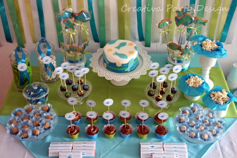 CreativaPartyDesign: Peces Azules – Junio 2013 CreativaPartyDesign: Peces Azules – Junio 2013