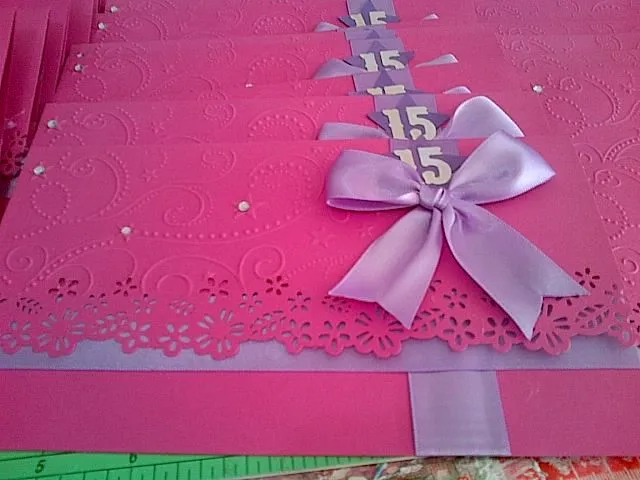 Tarjetas para 15 años en foami - Imagui