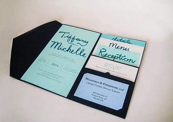 Buenas y creativas tarjetas de invitaciones de bodas : diseños ...