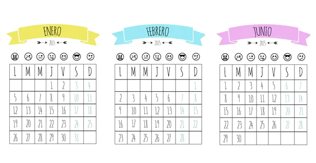 Creative Mindly: Los calendarios más bonitos para 2015 Creative Mindly: Los calendarios más bonitos para 2015