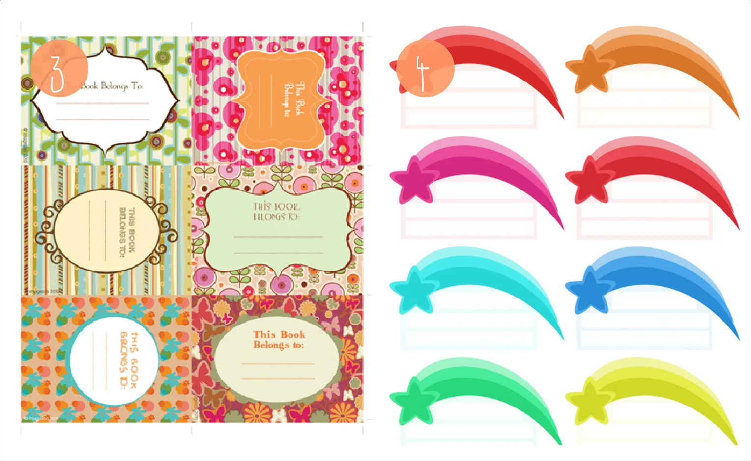 Creative Mindly: Etiquetas para libros listas para descargar e ...