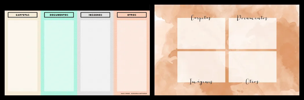 Creative Mindly: Organizadores de fondo de pantalla