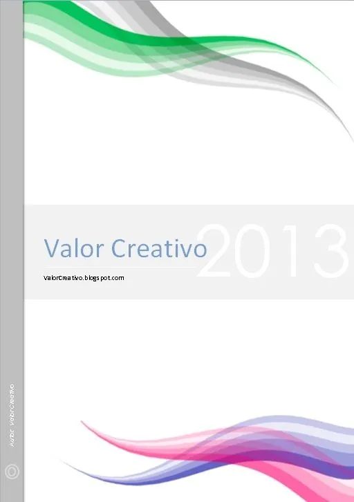 Valor Creativo: Caratulas para Trabajos