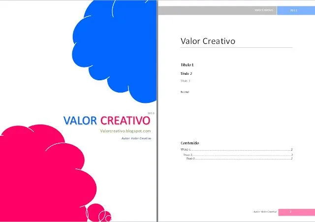 Plantilla Word 2003, 2007 y 2010 - Abril 2013 | Valor Creativo ... Plantilla Word 2003, 2007 y 2010 - Abril 2013 | Valor Creativo ...