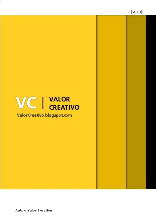 Valor Creativo: Portadas Word