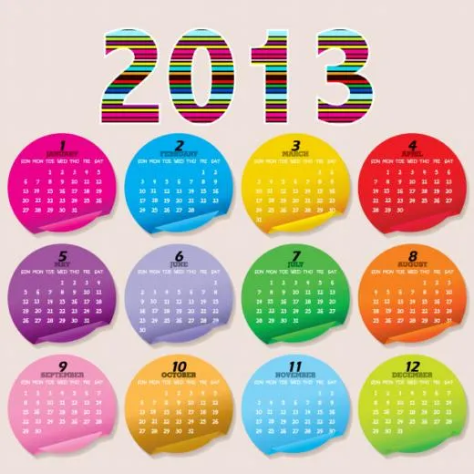 5 creativos calendarios 2013 totalmente editables y gratuitos ... 5 creativos calendarios 2013 totalmente editables y gratuitos ...
