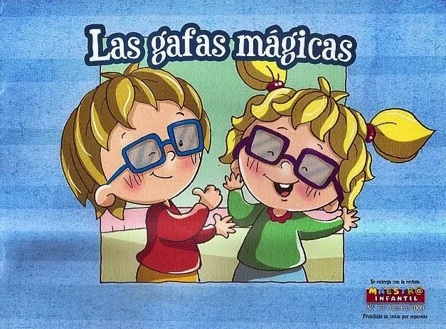 Dibujo de una niña con gafas - Imagui