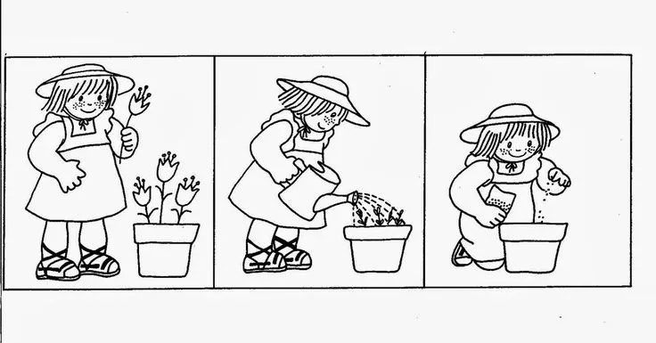 crecimiento planta | SECUENCIAS TEMPORALES PARA COLOREAR ... crecimiento planta | SECUENCIAS TEMPORALES PARA COLOREAR ...