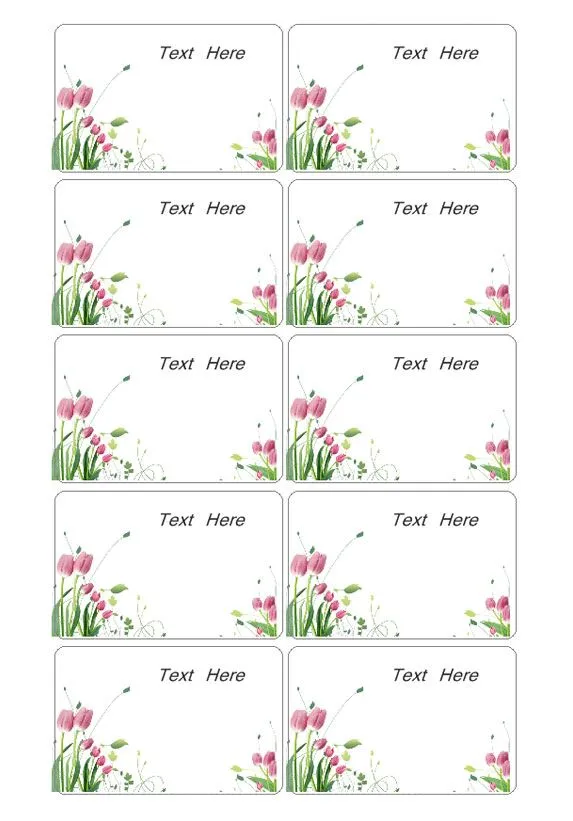 Cree Tarjetas Personalizadas – Plantillas de Etiquetas Gratis Cree Tarjetas Personalizadas – Plantillas de Etiquetas Gratis