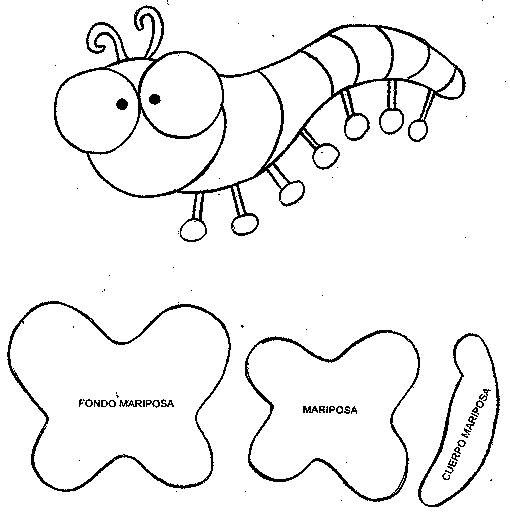 Moldes de dibujos en foami para niñas - Imagui