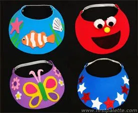 Creemos con Foamy: COLORIDAS VISERAS PARA NIÑOS Creemos con Foamy: COLORIDAS VISERAS PARA NIÑOS
