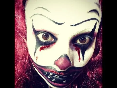 Creepy Clown / Payaso Malvado (tutorial De Maquillaje Para ...