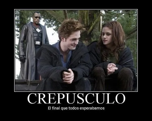 Crepúsculo - Desmotivaciones - Humor12.com