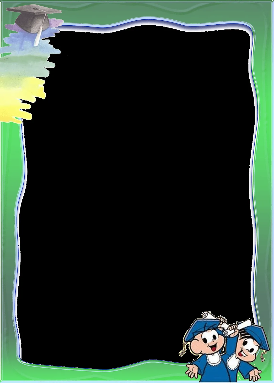 Molduras para fotos de formatura - Imagui