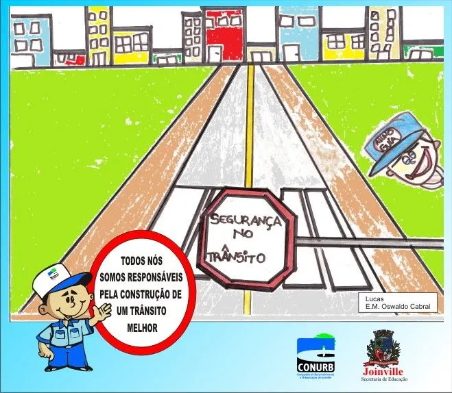 Crianças recebem nesta quarta (9-5) premiação por desenhos de trânsito Crianças recebem nesta quarta (9-5) premiação por desenhos de trânsito