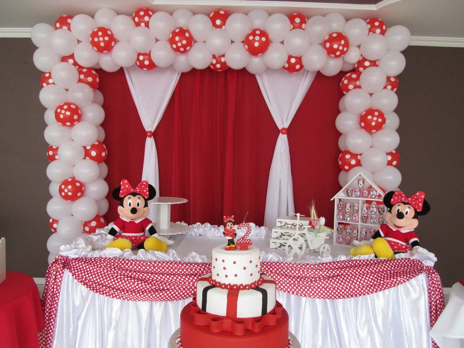 Enfeites de festa da Minnie - Imagui