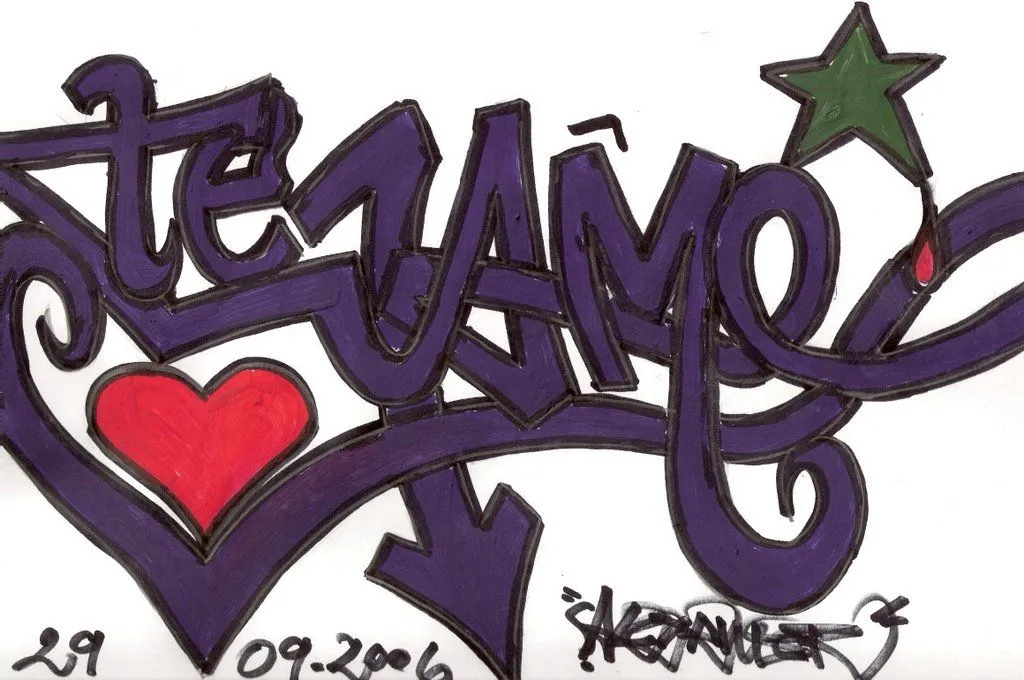 Graffitis que digan alejandra - Imagui