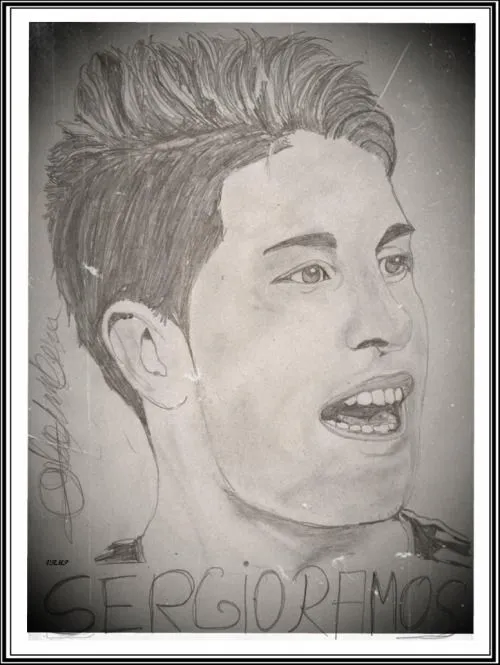 Dibujos de cr7 a lapiz - Imagui
