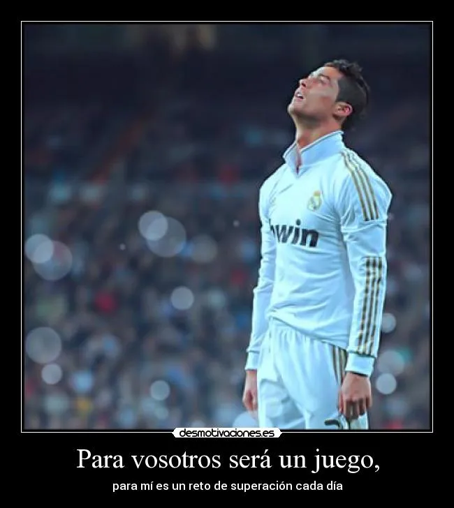 Cristiano ronaldo con frases de amor para FaceBook - Imagui