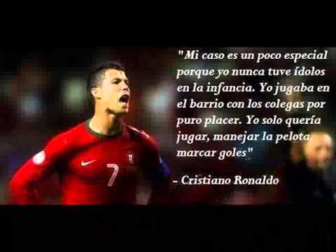 CRISTIANO RONALDO - FRASES - YouTube