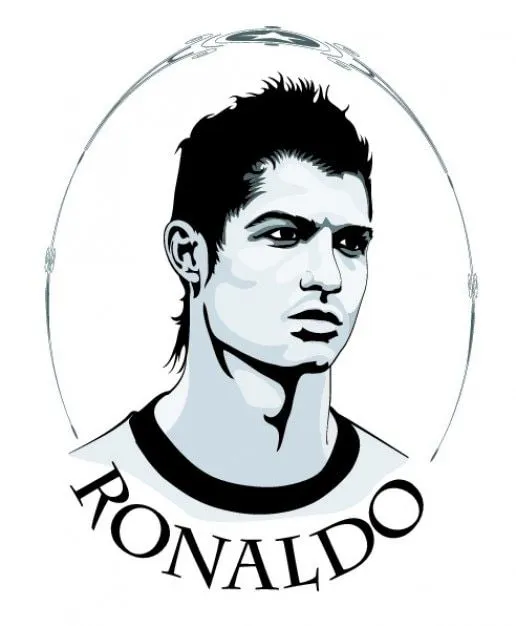 Cristiano ronaldo retrato | Descargar Vectores gratis