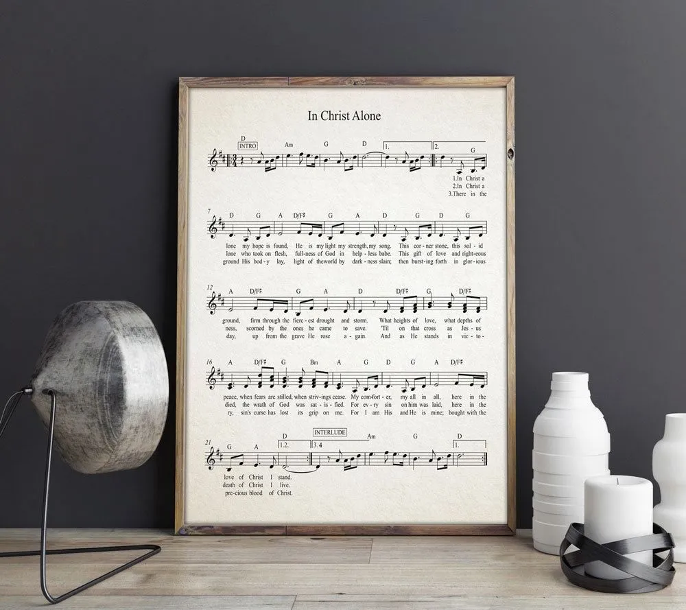 En Cristo Solo Himno Partitura Himno Música Jesucristo Póster - Etsy México En Cristo Solo Himno Partitura Himno Música Jesucristo Póster - Etsy México