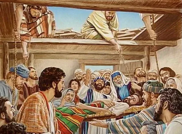 Cristo Para las Naciones: Jesùs perdona y sana a un paralitico ... Cristo Para las Naciones: Jesùs perdona y sana a un paralitico ...