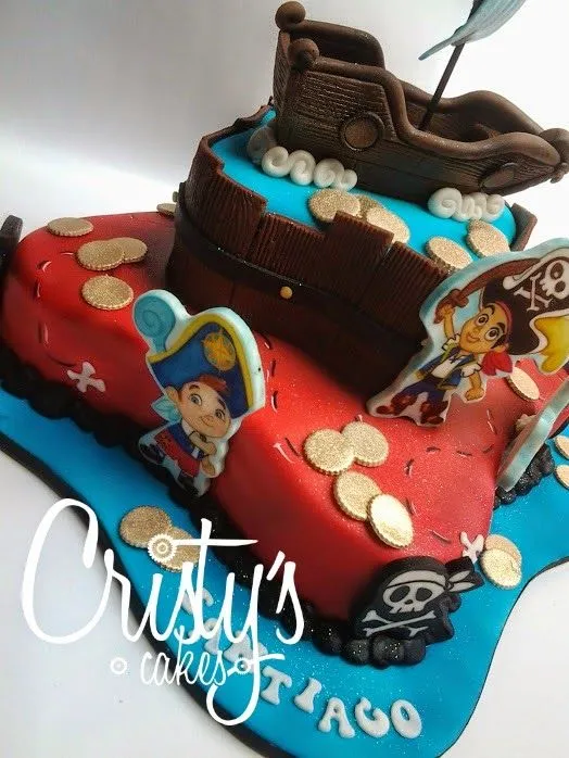 Cristy's Cakes: Jake y Los Piratas para Santiago