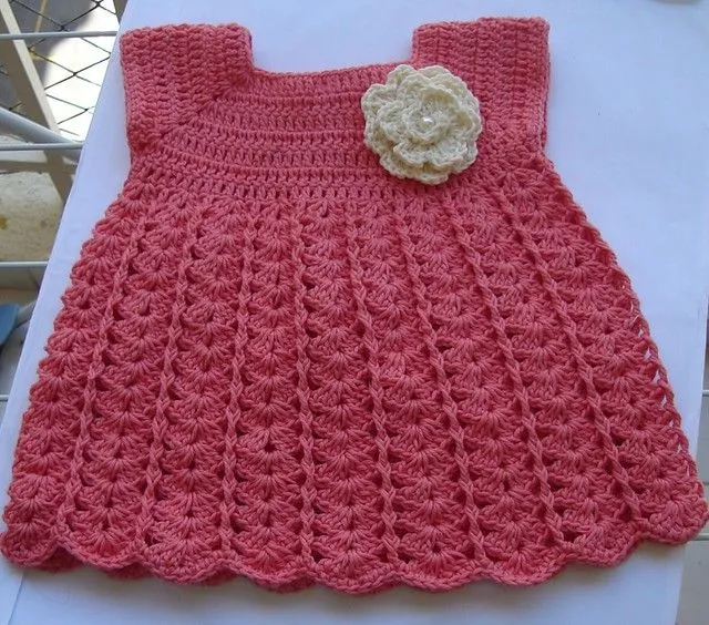 croche, crochet, crochê, vestido infantil, vestidinho, infantil ...