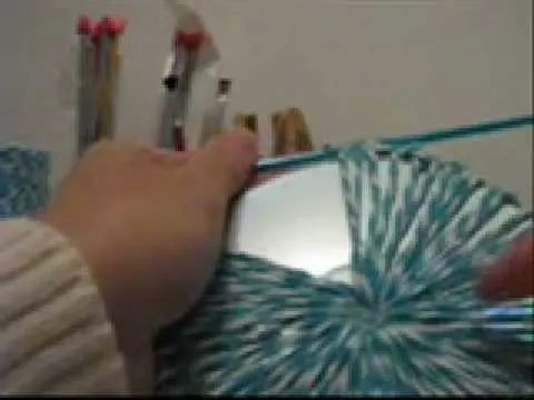 Crochê Tradicional - Bolsa de Cd's (Barbante) - Parte 01 - YouTube