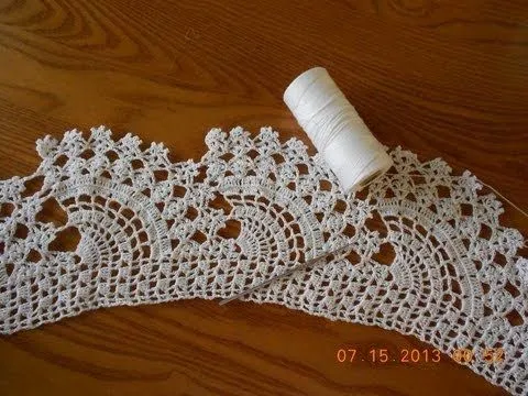 Crochet Abanicos Super Grandes - YouTube